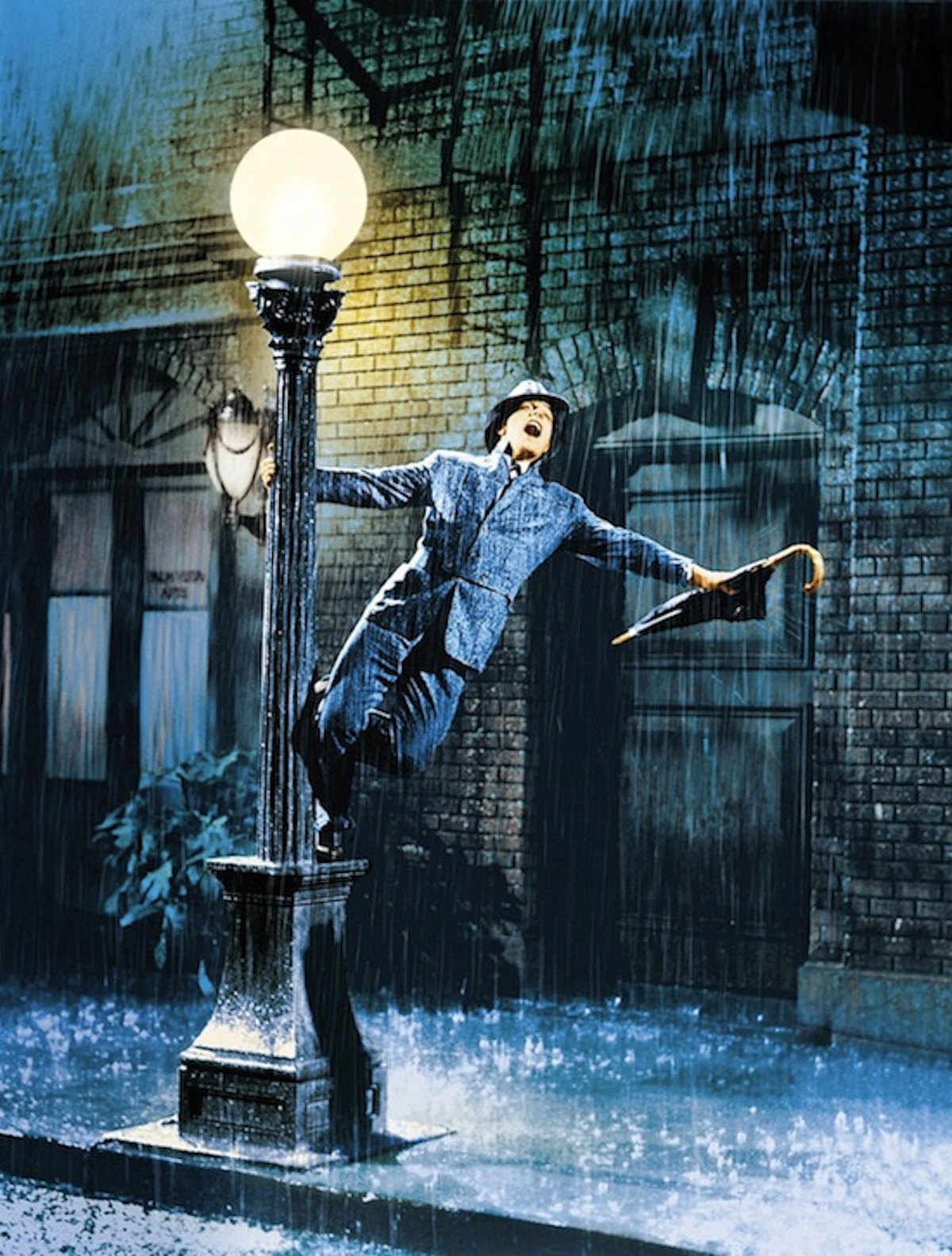 Gene Kelly in "Singing in the Rain".