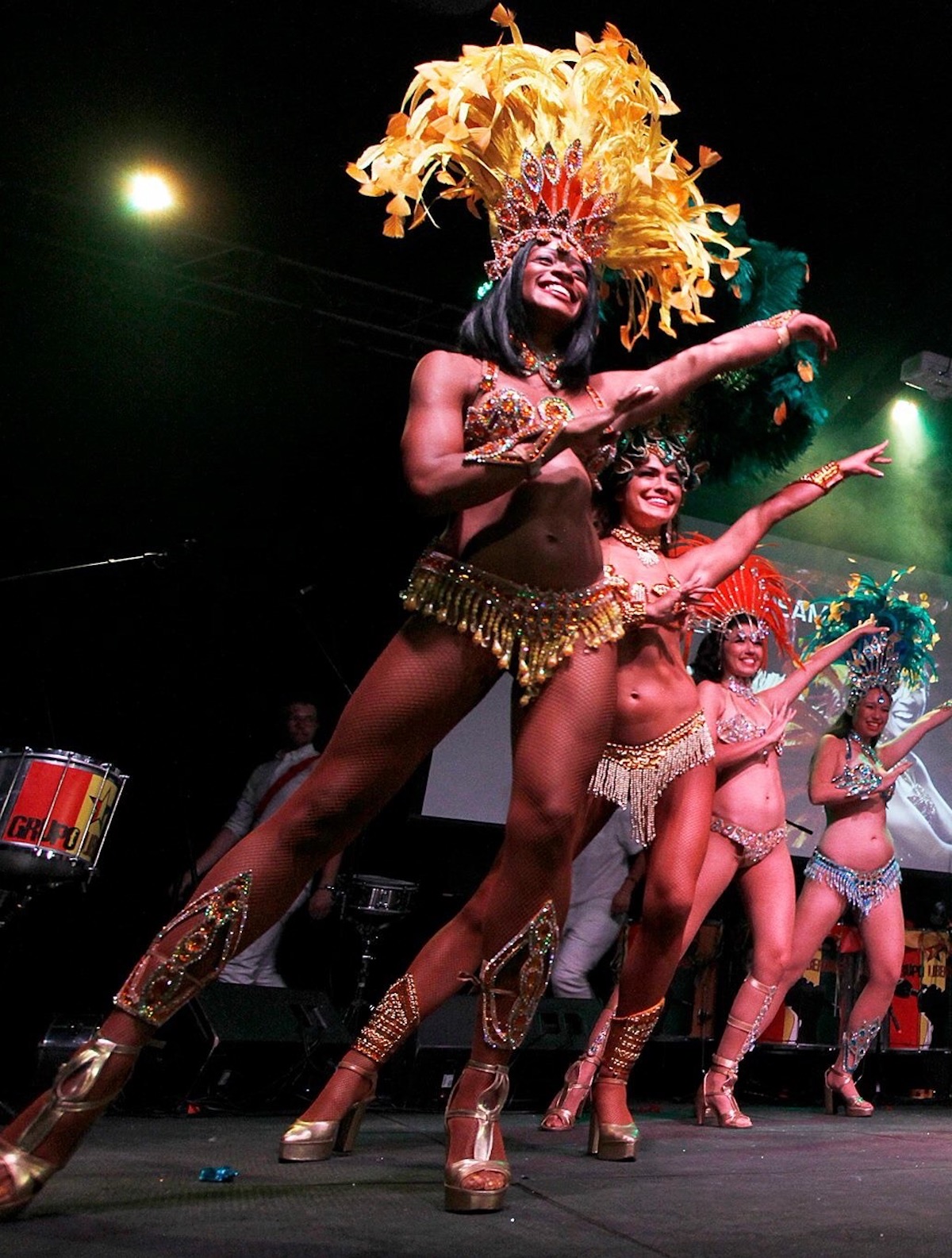 Samba dancers at Brazilian Nites Carnaval.