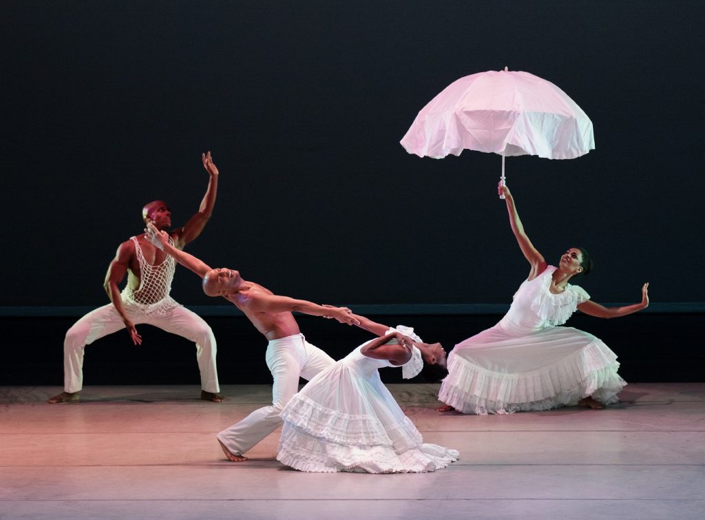 Alvin Ailey American Dance Theater in Ailey's Revelations - Photo by Paul Kolnik