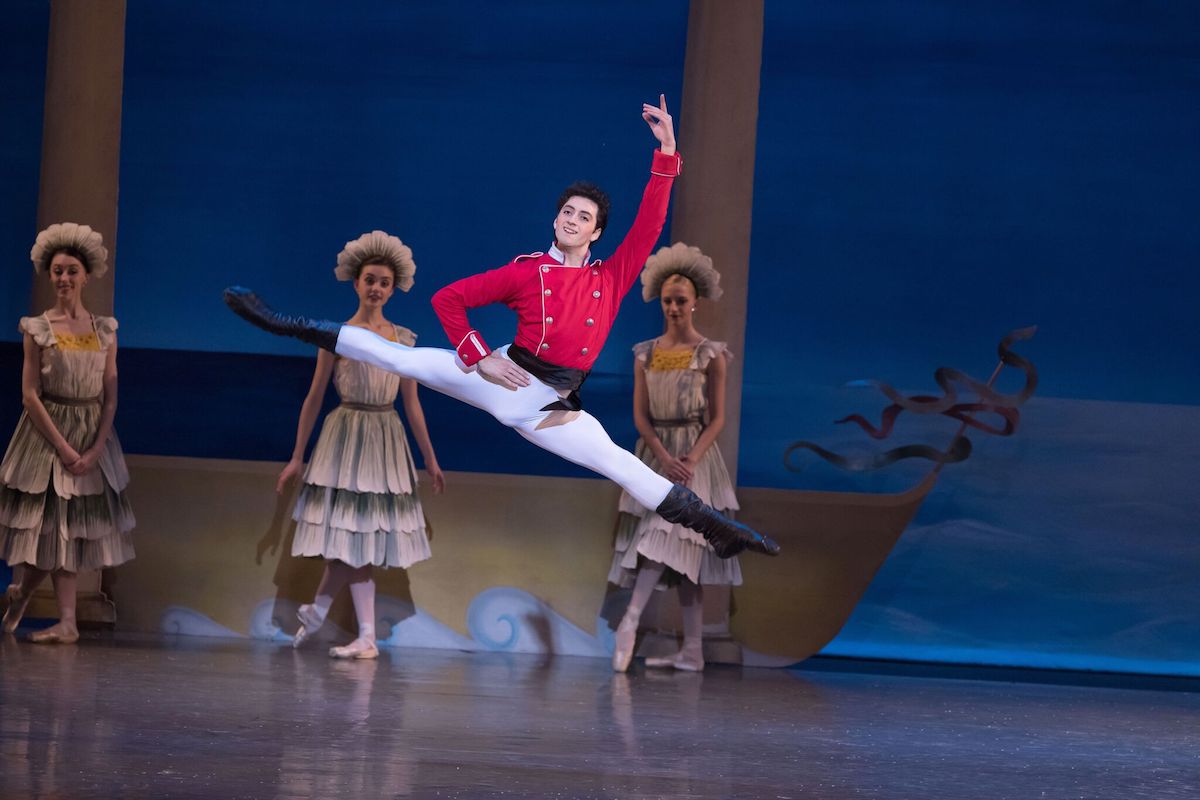 Tigran Sargsyan in Los Angeles Ballet’s “Nutcracker”. Photo by Reed Hutchinson.
