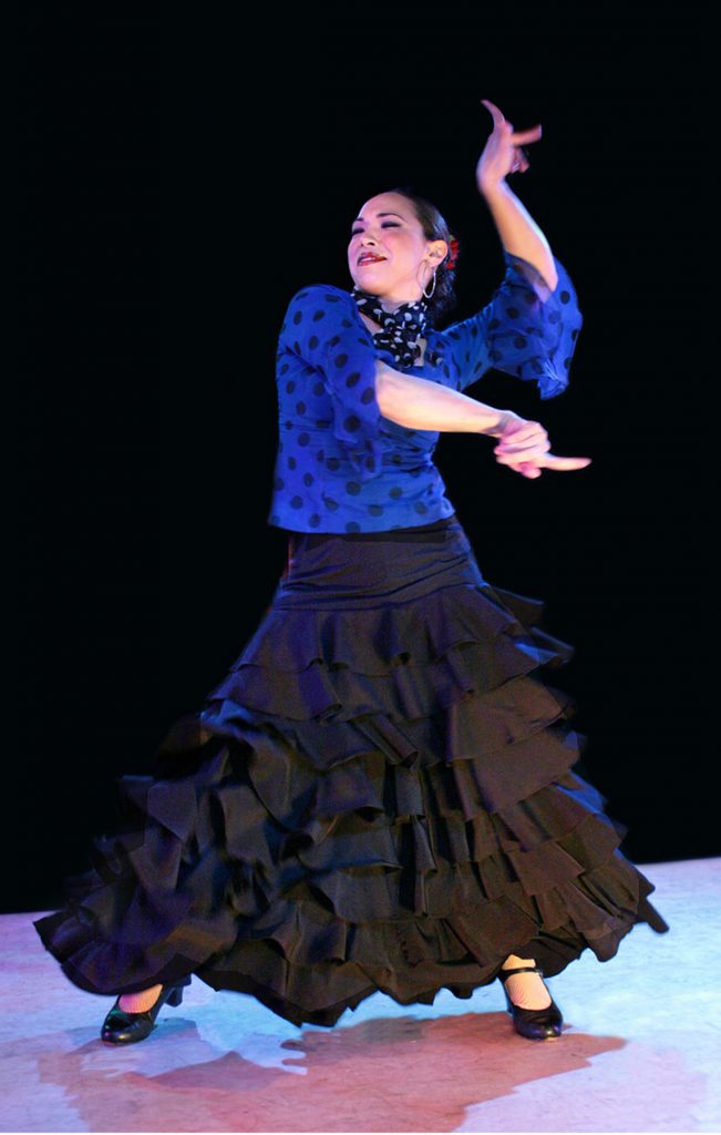 Forever Flamenco’s Vanessa Albalos. Photo by Bruce Bisenz.