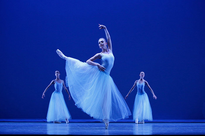 Los Angeles Ballet’s “Serenade.” Photo by Reed Hutchinson.