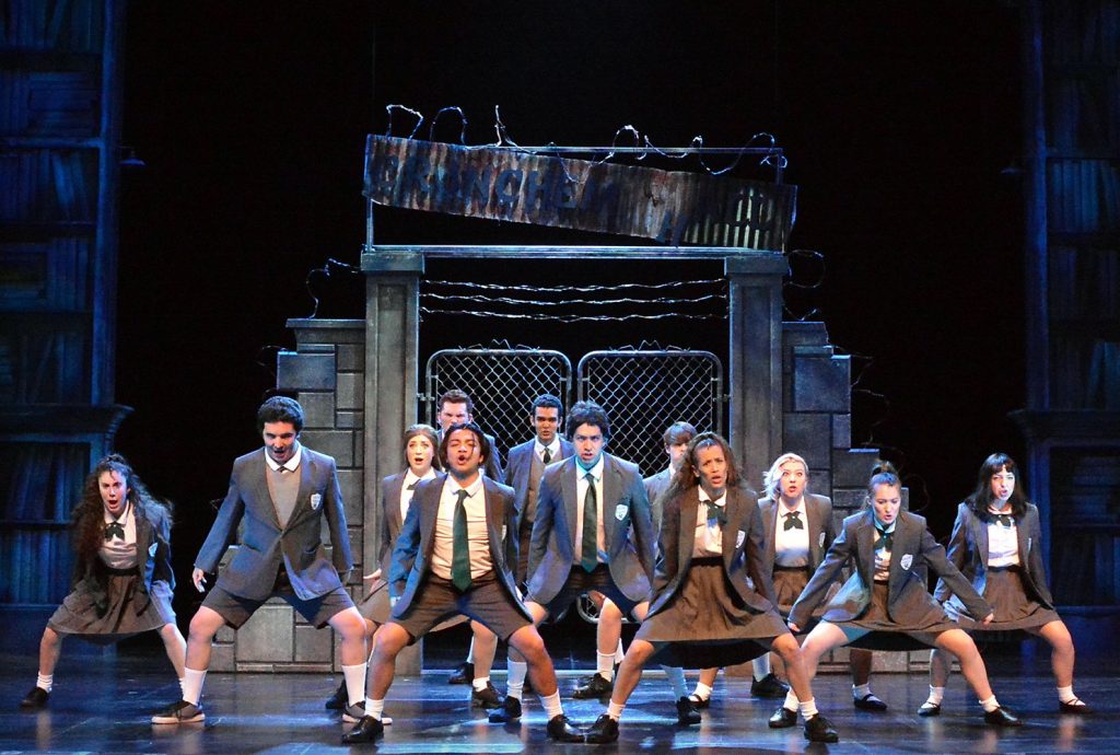 The ensemble of 5-Star Theatricals regional theatre premiere of “ROALD DAHL’S MATILDA THE MUSICAL,” directed by Lewis Wilkenfeld and now playing at the Thousand Oaks Civic Arts Plaza. Photo by Ed Krieger.
