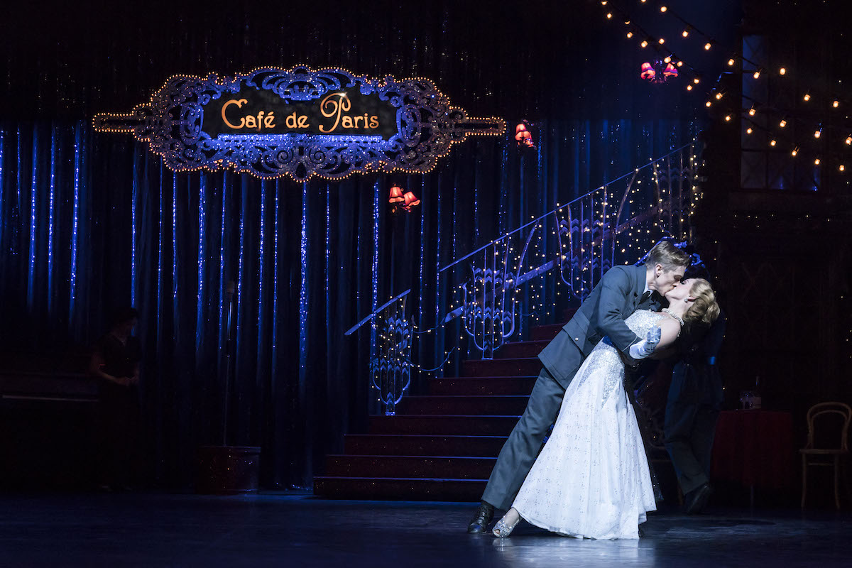 Andrew Monaghan and Ashley Shaw in Matthew Bourne’s “Cinderella.” Photo by Johan Persson.