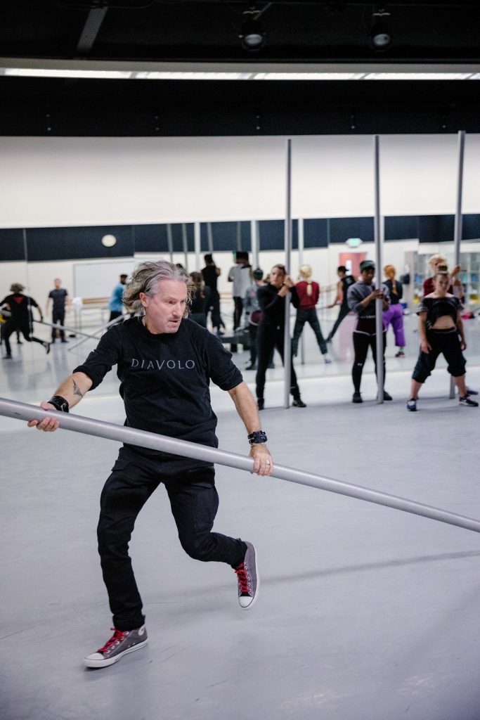 Jacques in Rehearsal for IBUKI- Veterans Project - Credit: Musco Center photo by Alissa Roseborough