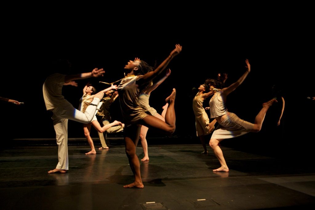 L.A. Contemporary Dance Company in Kate Hutter Mason's "Gods and Marionettes" - Photo by Taso Papadakis