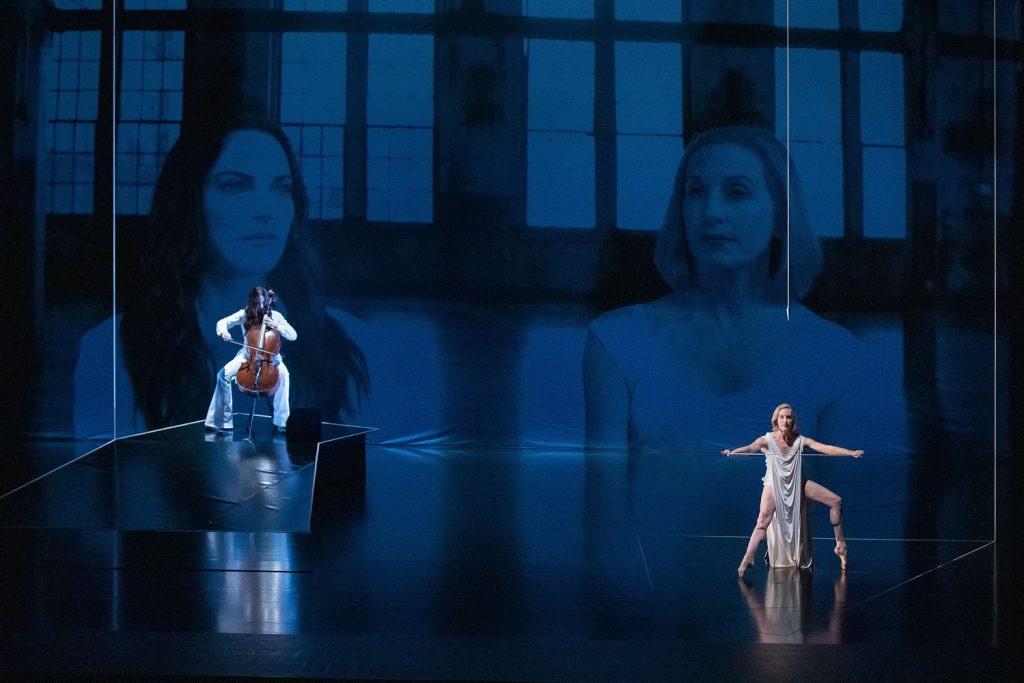 “The Day” - Wendy Whelan, dancer - Maya Beiser, Cellist - Lucinda Childs, Choregrapher - David Lang, Composer CAP UCLA - Royce Hall 10/18/2019 - Photo credit: Reed Hutchinson and CAP UCLA
