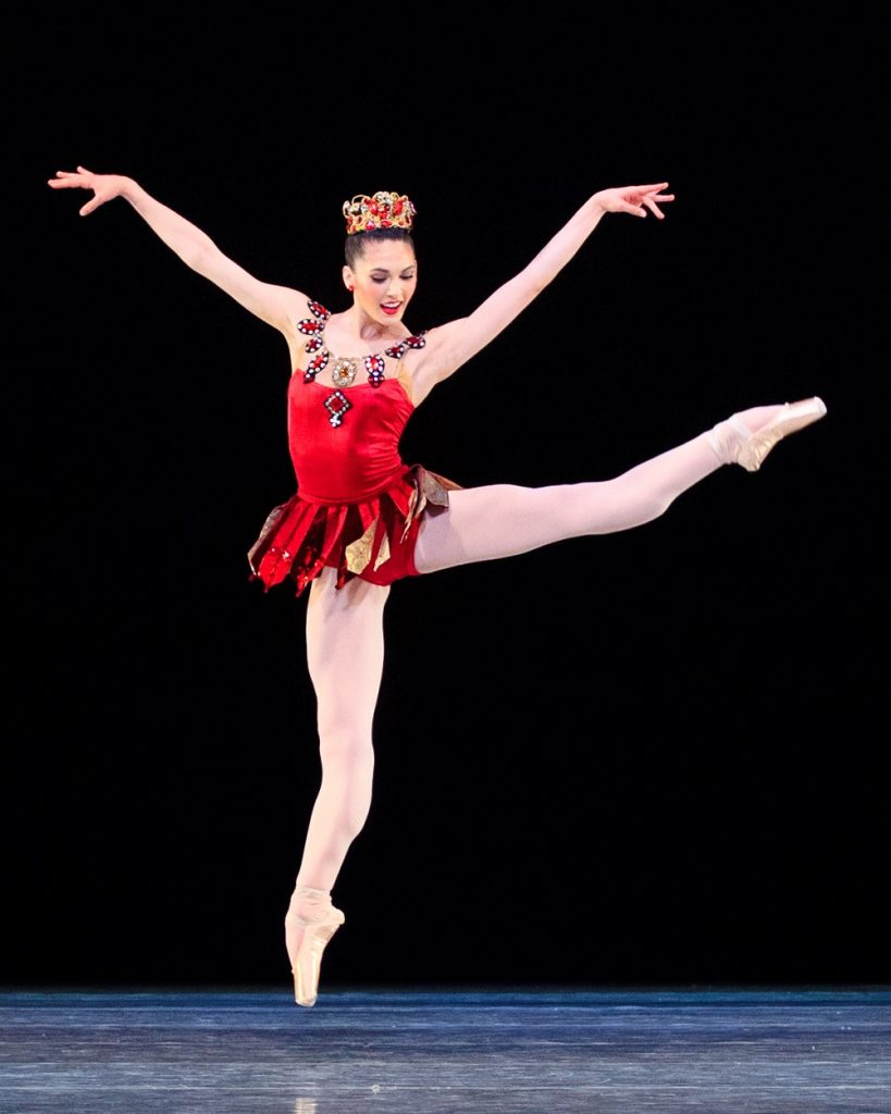 Ballet West - Beckanne Sisk in George Balanchine's Rubies - Photo by Luke Isley