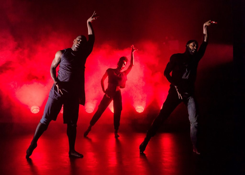 A.I.M. - Claude "CJ" Johnson, Tamisha Guy, and Jae Neal in "Drive" - Choreography by Kyle Abraham - Photo: Ian Douglas