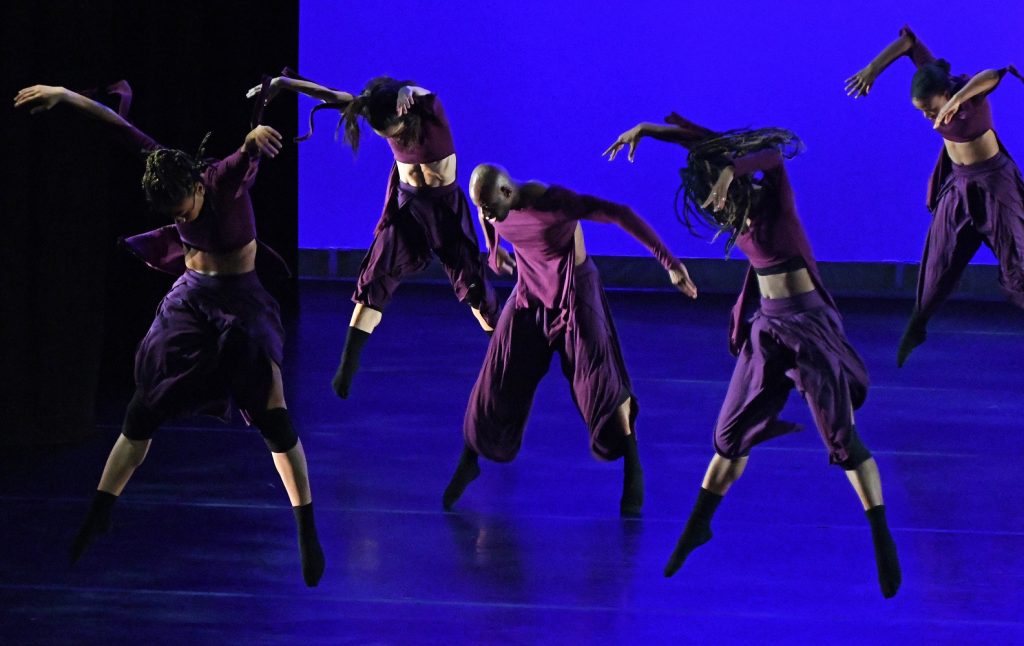 Lula Washington Dance Theatre performs the world premiere of "To Lula with Love/Warrior" by Christopher Huggins at the Wallis Annenberg Center for the Performing Arts on January 30, 2020 - Photo by Kevin Parry