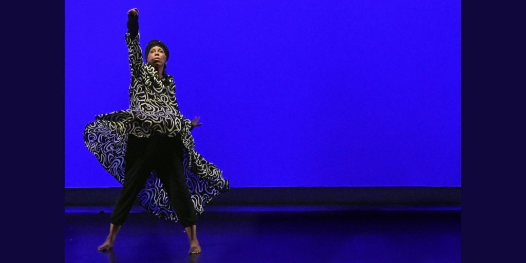Lula Washington Dance Theatre performs the world premiere of "To Lula with Love/Warrior" by Christopher Huggins, featuring Lula Washington (pictured) at the Wallis Annenberg Center for the Performing Arts on January 30, 2020 - Photo by Kevin Parry