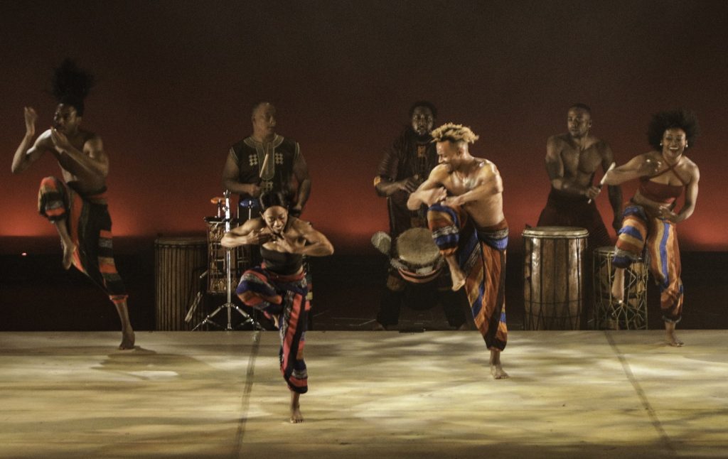 Step Afrika! in "DrumFolk" - Photo courtesy of the company.
