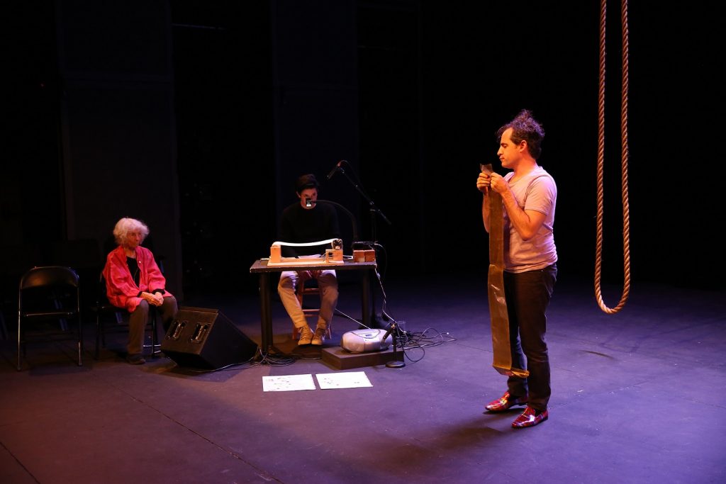 Al Di La: An Evening of Sound Works by Simone Forti – Photo by Steve Gunther, REDCAT/CalArts