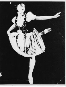 Young Joanne DiVito at Illinois Ballet in "façade" Courtesy of the author