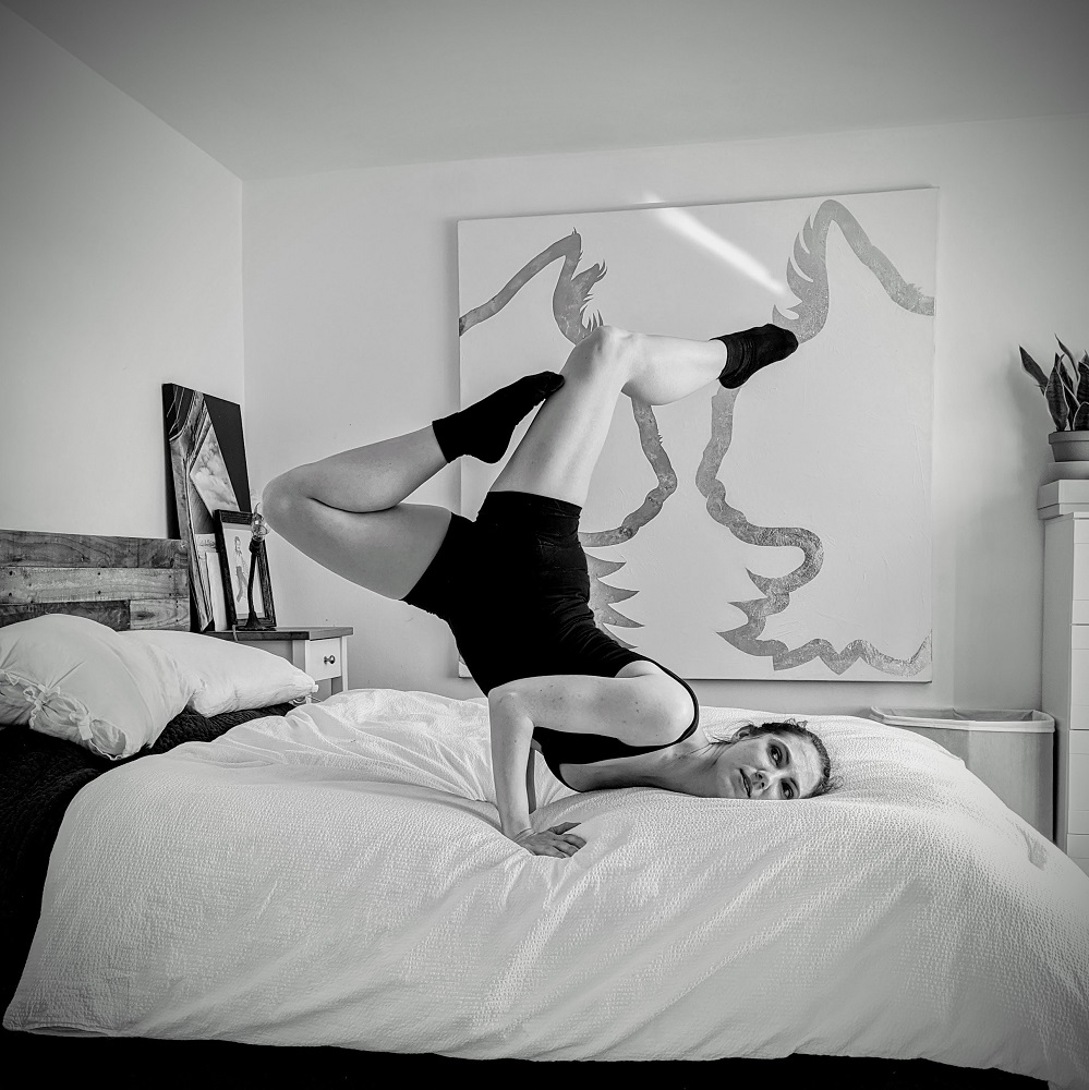 "Isolated Connections" - Stephanie McMahon in her bedroom - Photo courtesy of Kybele Dance Theater