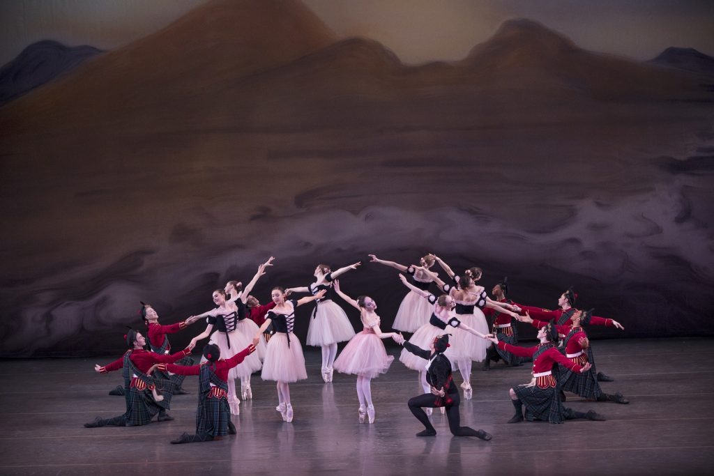 School of American Ballet - Scotch Symphony - Choreography George Balanchine ©The George Balanchine Trust - Photo by Paul Kolnik