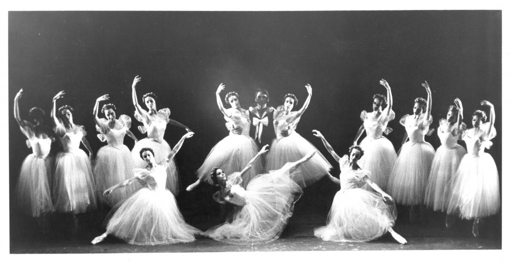 American Ballet Theater - Ivan Nagy, Eleanor D'Antuono, Ellen Everett and Karena Brock in Les Sylphides - Photo by Louis Peres