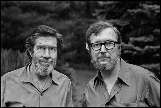 John Cage and Jasper Johns - Photo © James Klosty