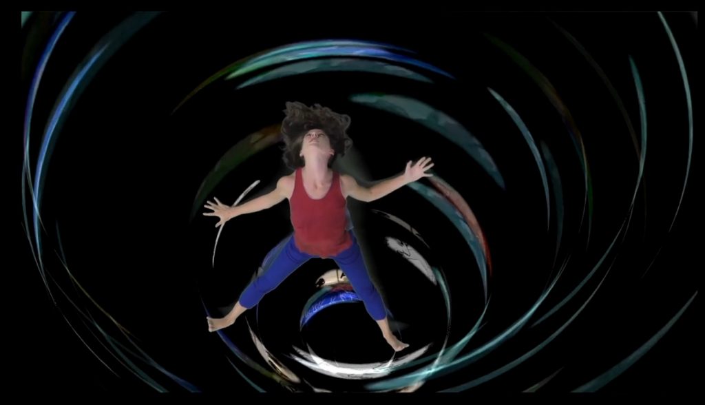 Donna Sternberg & Dancers - Rein Short in "The Vortex" - Artwork by Meredith Tromble - Screenshot by LADC