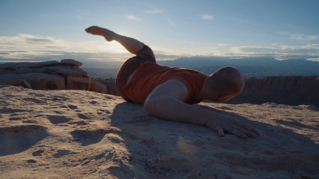 SEDIMENTED HERE (USA) - Choreographed and Directed by Rachel Barker - Dancer Jared McClure - Image courtesy of DCW