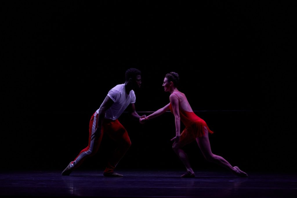 Brooklyn Mack and Tiler Peck in "The Barre Project" - Photo courtesy of Comm Oddities, Inc.