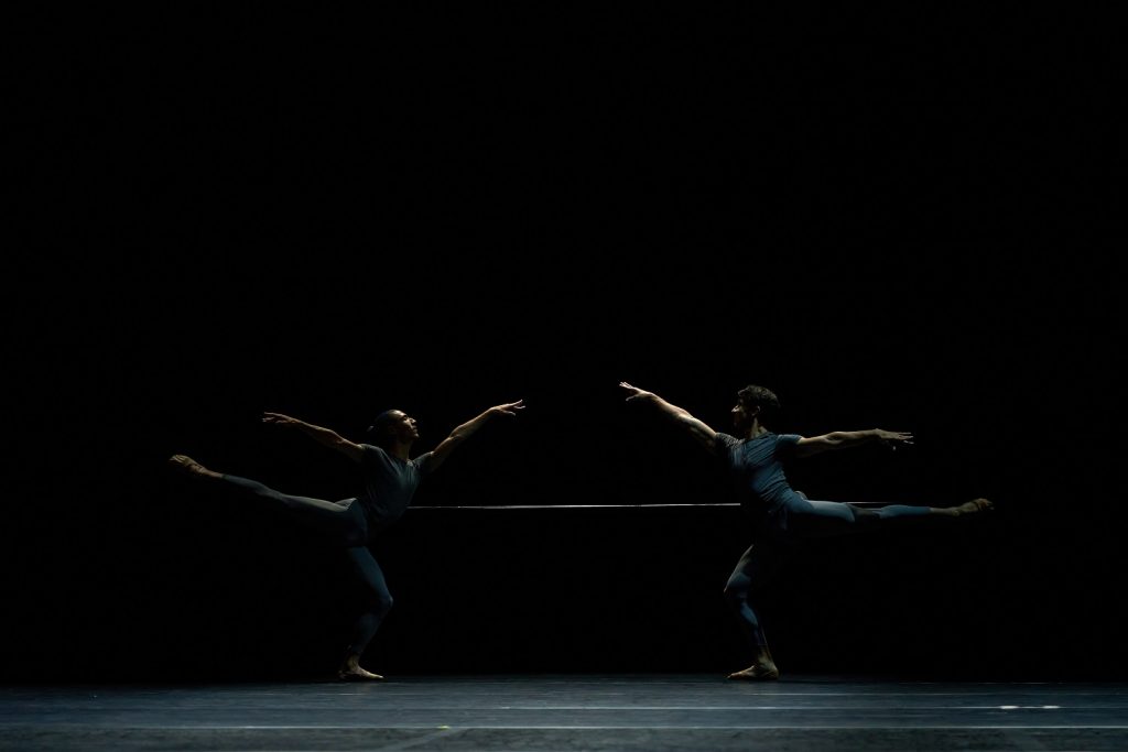 Lex Ishimoto and Roman Mejia in "The Barre Project" - Photo courtesy of Comm Oddities, Inc.