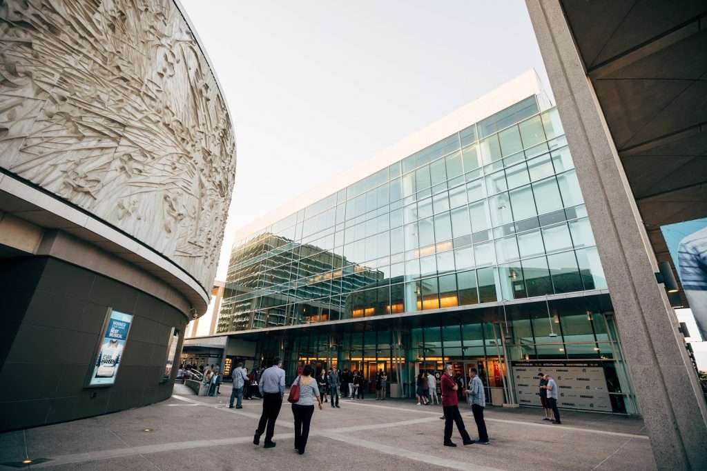 Exterior of The Music Center's Ahmanson Theatre - Photo courtesy of The Music Center