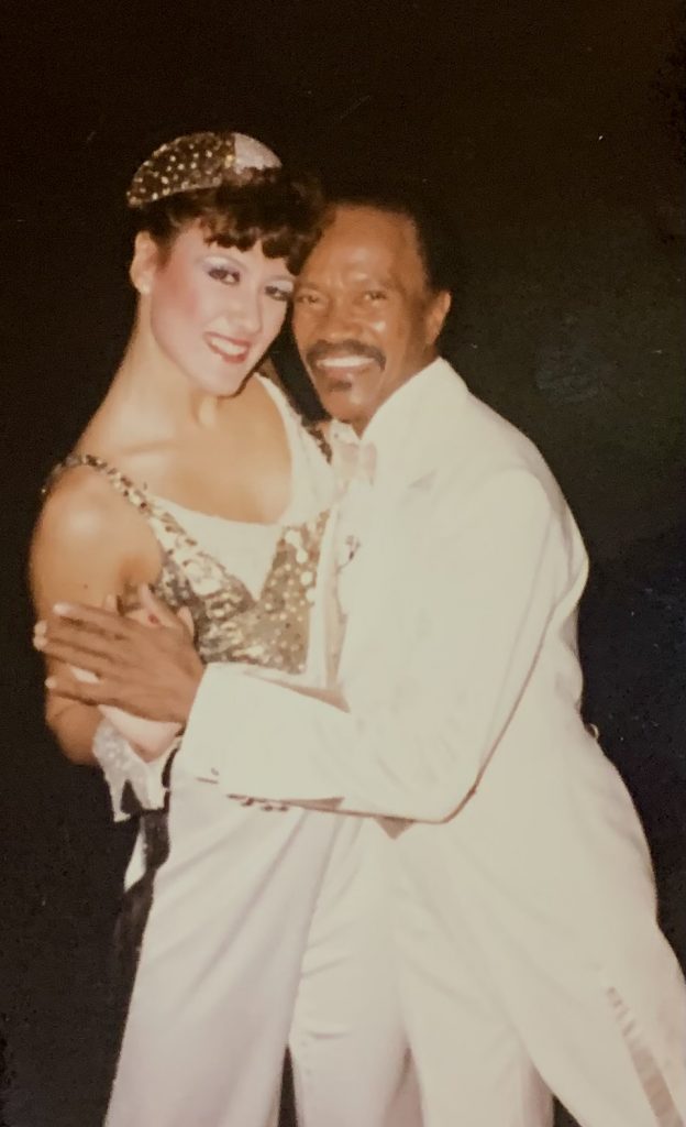 Cheryl Baxter with Harold Nicholas - Sophisticated Ladies - Photo courtesy of the artist.