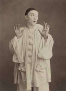 Paul Legrand as Pierrot - Photo by Nadar (circa 1855)