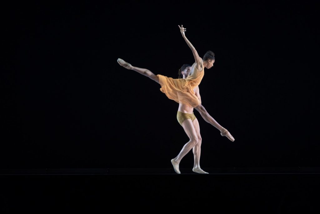 Alonzo King LINES Ballet - "Epilogue Pas" with Adji Cissoko and Michael Montgomery - Photo by Denise Leitner