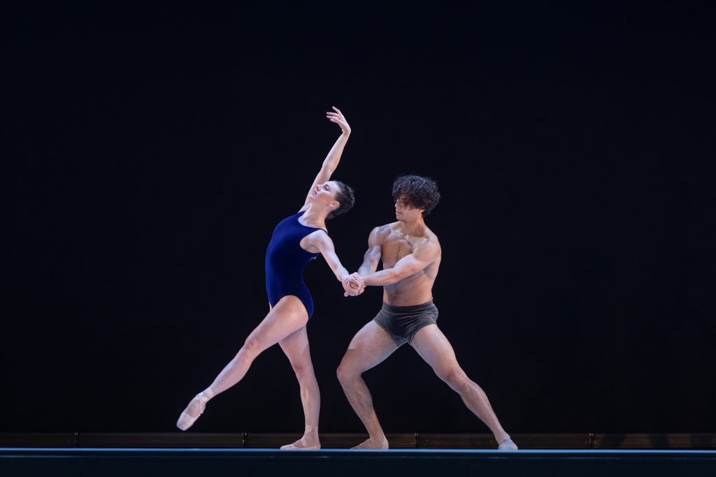 Tiler Peck and Roman Mejia in "Swift Arrow" choreography by Alonzo King - Photo by Denise Leitner