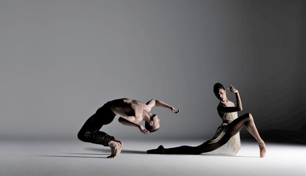 Adji Cissoko and Robb Beresford in LIGHTENED - Alonzo King LINES Ballet - Photo by RJ Muna