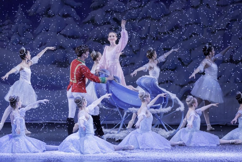 Inland Pacific Ballet's "The Nutcracker" - Snow Scene - Photo Copyright E.Y. Yanagi