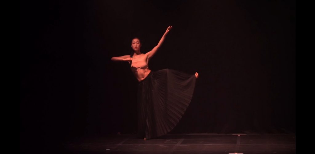 Los Angeles Dance Festival/International 2021 - "Feibai" (South Korea) by Peng Juefei - Screenshot by LADC