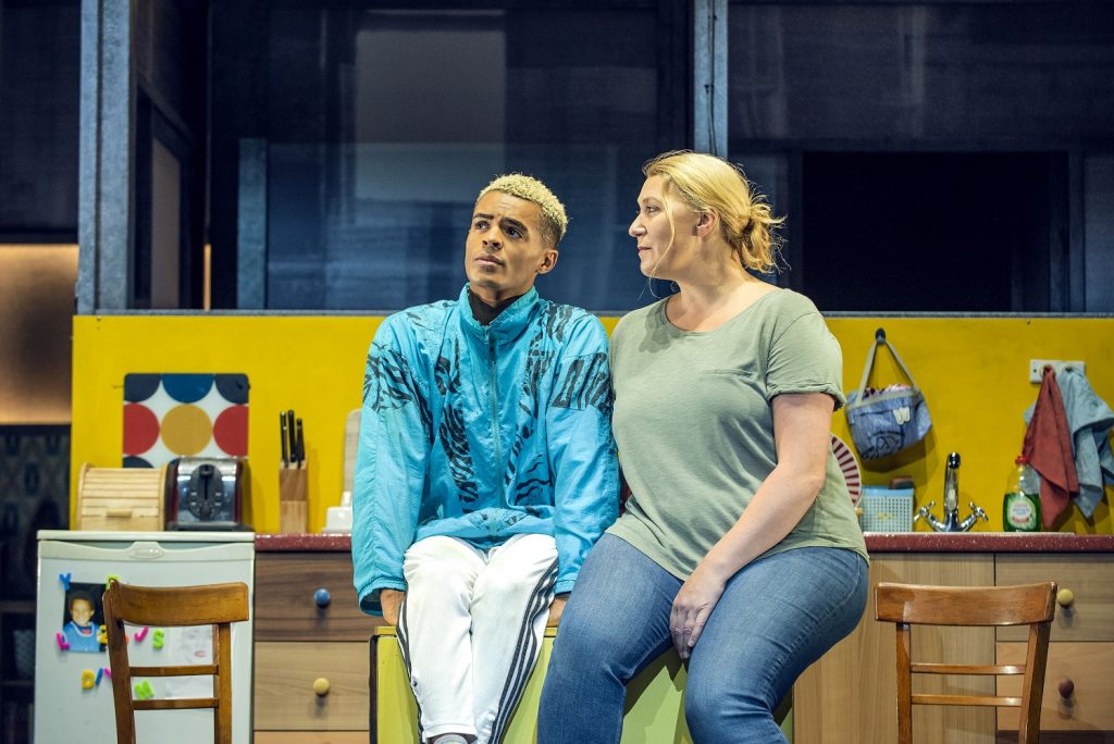 L-R: Layton Williams as 'Jamie New' and Melissa Jacques as 'Margaret New' in "Everybody's Talking About Jamie" - Photo by Johan Persson