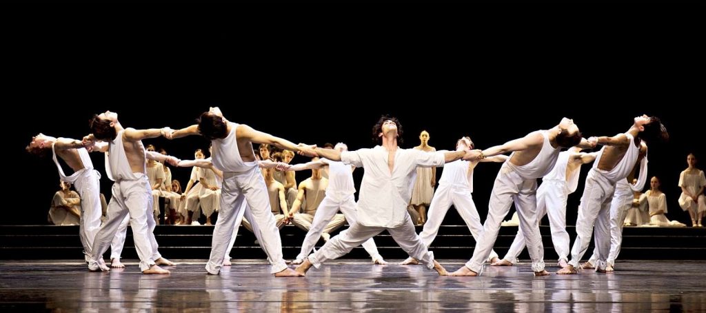 Hamburg Ballet - Marc Jubete with Ensemble - St. Matthew Passion, choreography by John Neumeier- Photo © Kiran West