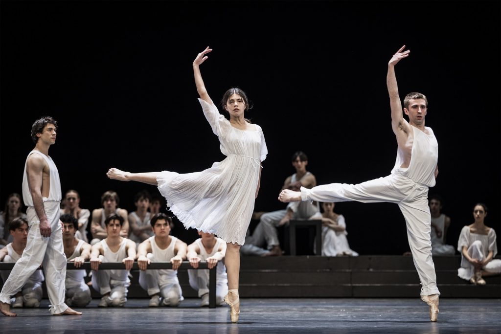 Hamburg Ballet - Aleix Martinez, Yaiza Coll in John Neumeier's St. Matthew Passion - Photo by Kiran West, courtesy of L.A. Opera