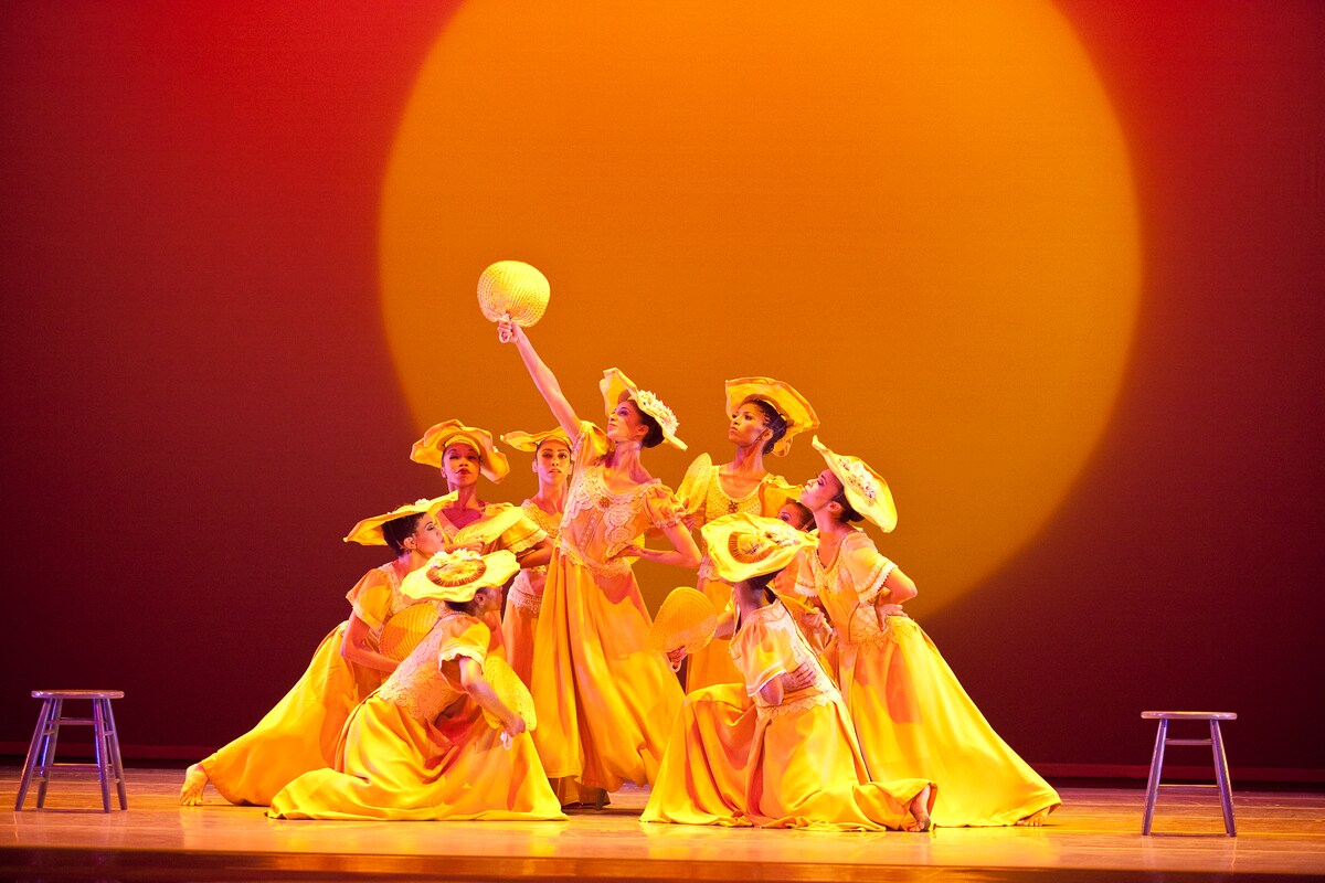 Alvin Ailey American Dance Theater in “Revelations.” Photo courtesy of the artists