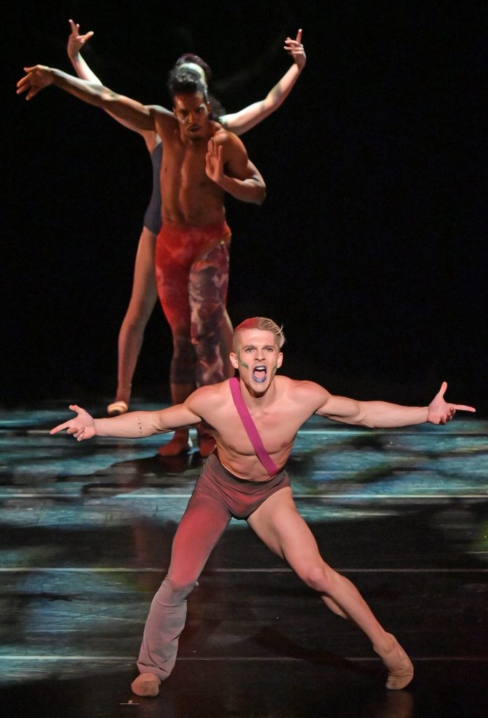 Complexions Contemporary Ballet - "Stardust" by Dwight Rhoden - Featured dancer Thomas Dilley - Photo by Kevin Perry