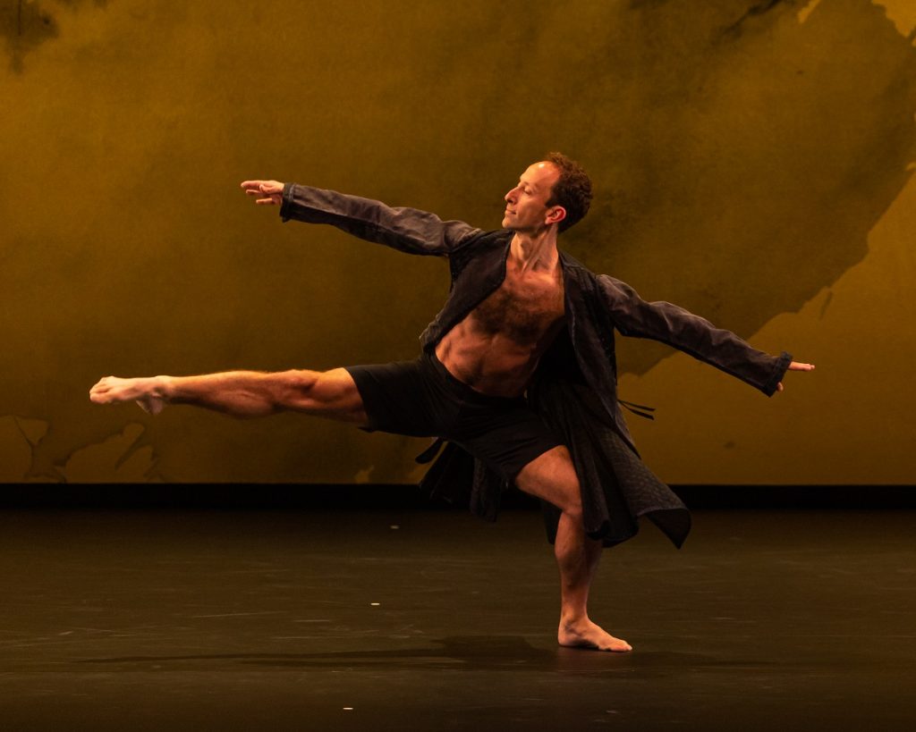 Aaron Loux in Mark Morris' "Mozart Dances" - Photo by Skye Schmidt