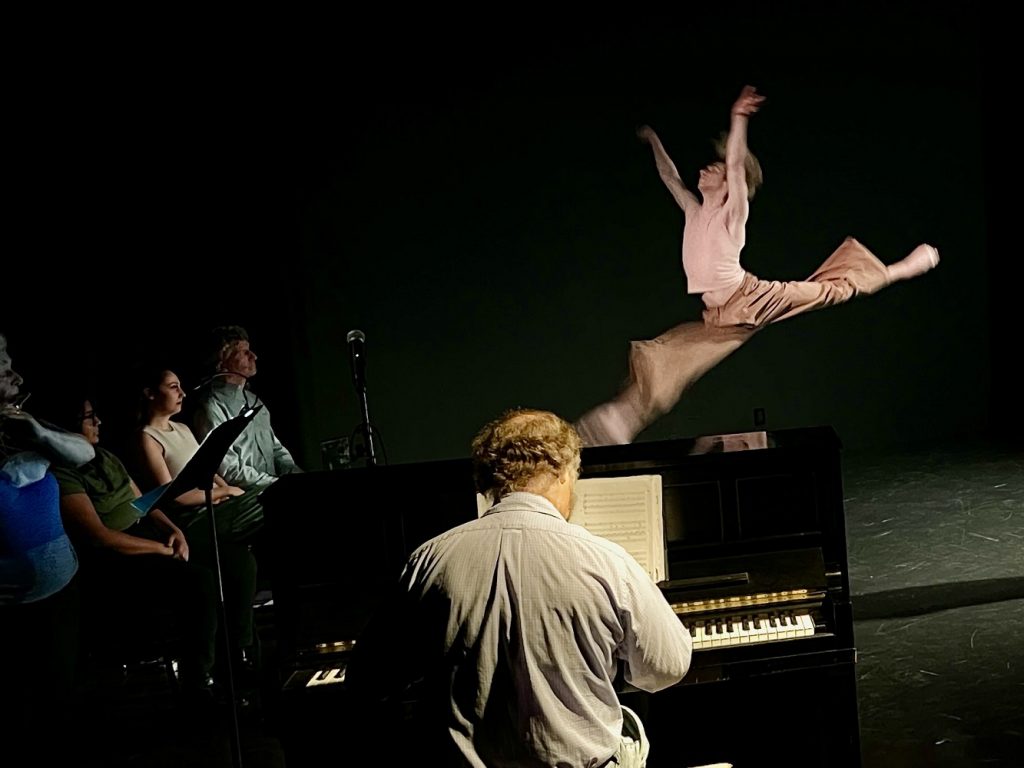 Lineage Dance Company - dancer Aidan Rawlinson - Alan Geier at piano - Photo by Brian Elerding