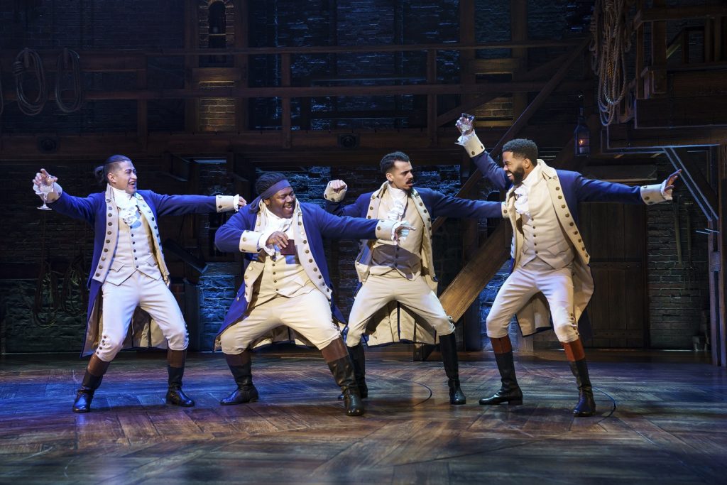 Segerstrom Center for the Arts - HAMILTON and Peggy National Tour - Company - Photo by Joan Marcus