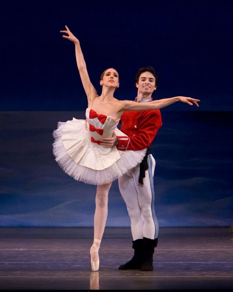 Los Angeles Ballet - Melissa Barak and Eddie Tovar in "The Nutcracker" choreography by Thordal Christensen and Colleen Neary- Photo by Reed Hutchinson