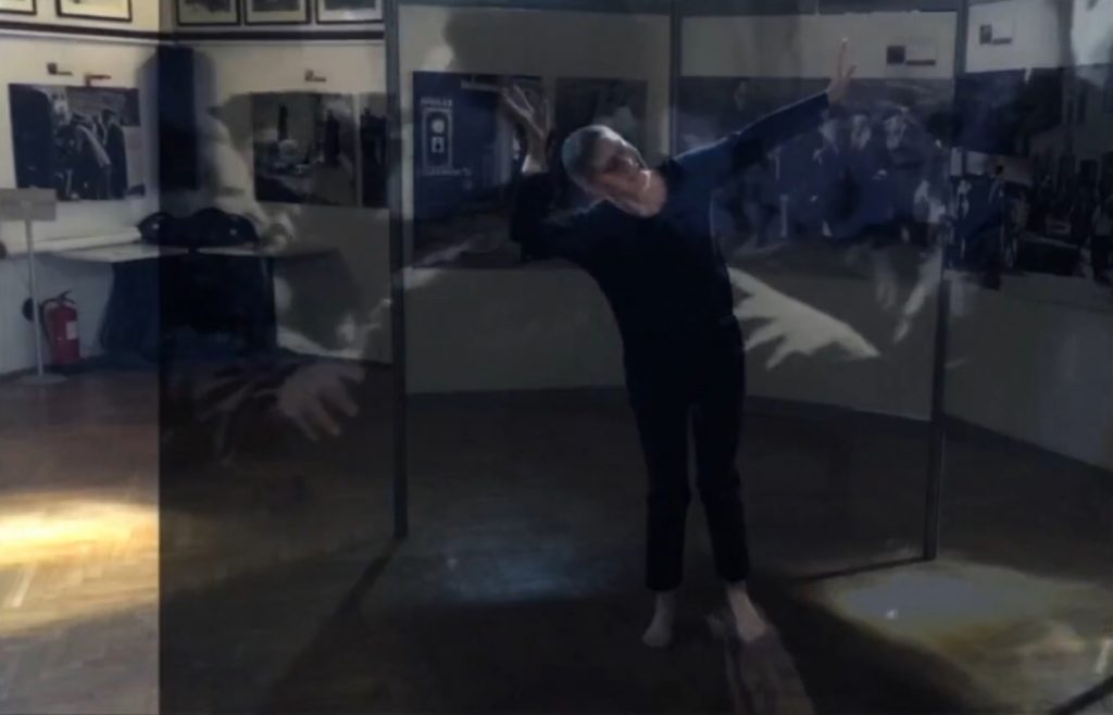 Scene from Karen Goodman's film "Dybbuk Remix: Dancing Between Worlds" - Screenshot by LADC.