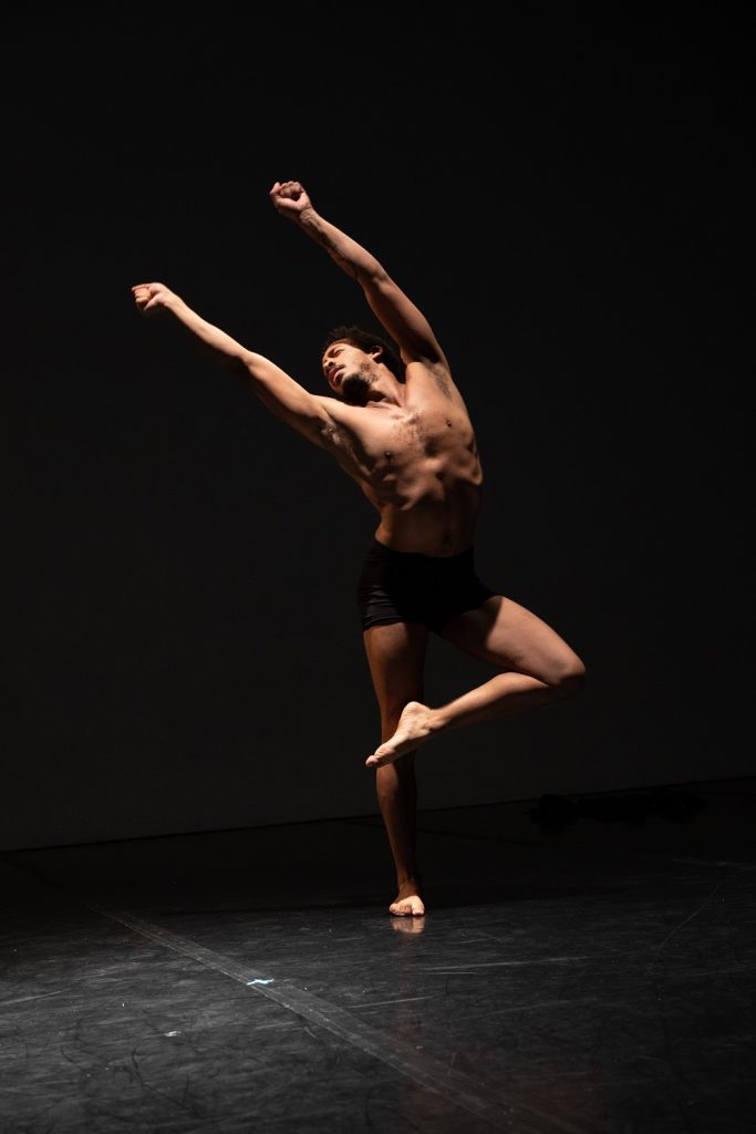 Still Moving - Thomas Davis in "Removing the Negativity" choreography by James MahKween - Photo by Denise Leitner