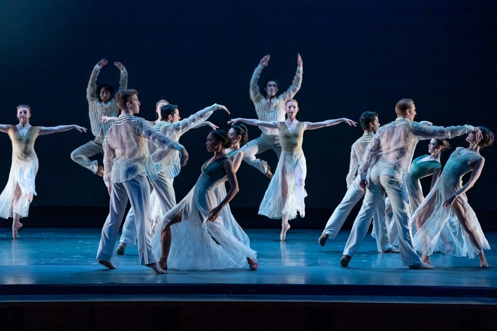 Los Angeles Ballet in Christopher Wheeldon's "Ghost" - Photo by Cheryl Mann