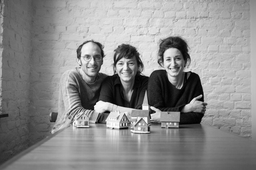 "Dimanche" writers and directors (L-R) Sicaire Durieux, Julie Tenret, Sandrine Heyraud - Photo by Elodie Ledure