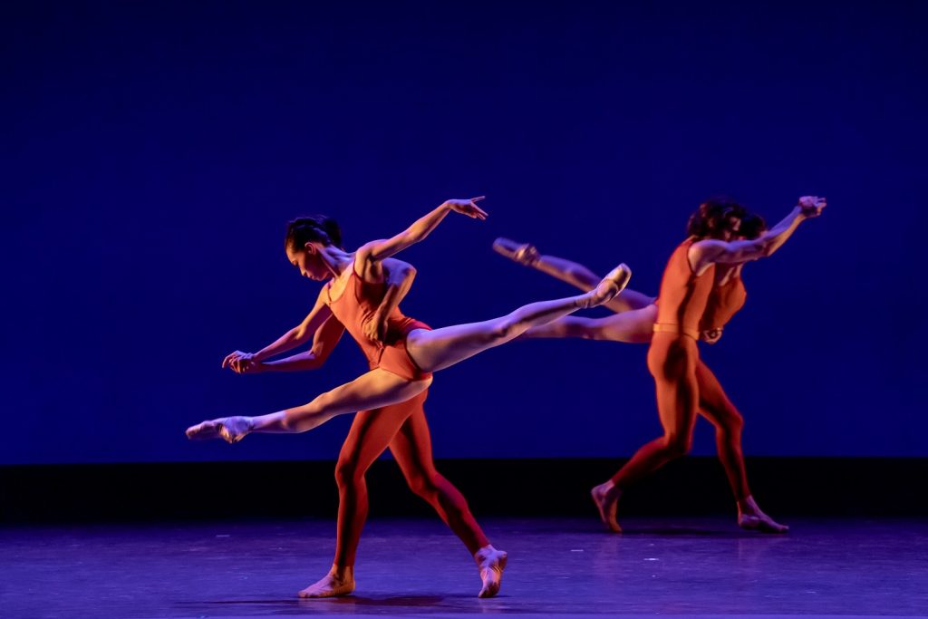 Los Angeles Ballet - Kate Inoue with Shintaro Akana in Christopher Wheeldon's "Morphoses" - Photo by Cheryl Mann
