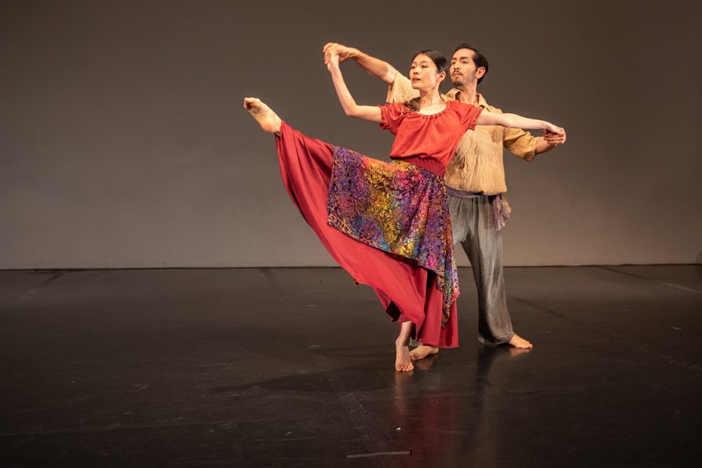 Nannette Brodie Dance Theatre - Marin Asano and Alfonso Fuentes in "EVER NEAR AT HAND" - Photo by Denise Leitner