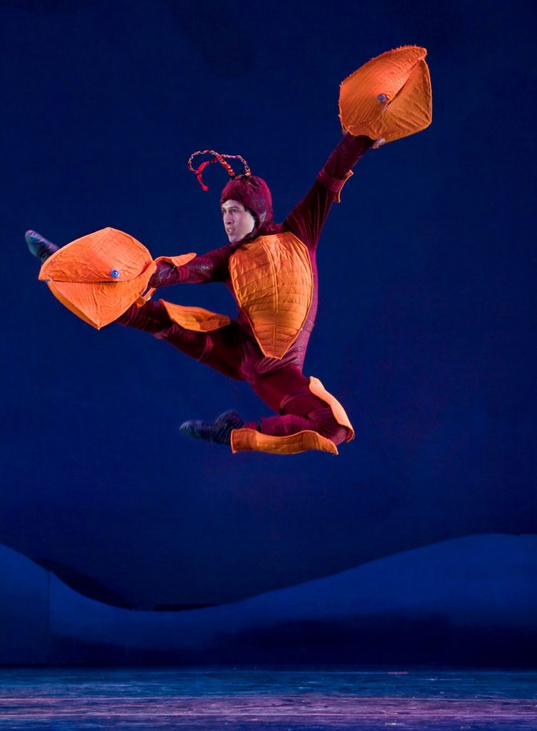 Inland Pacific Ballet's "The Little Mermaid" - Darrel Haire as the Lobster - Photo ©2004 E.Y. Yanagi